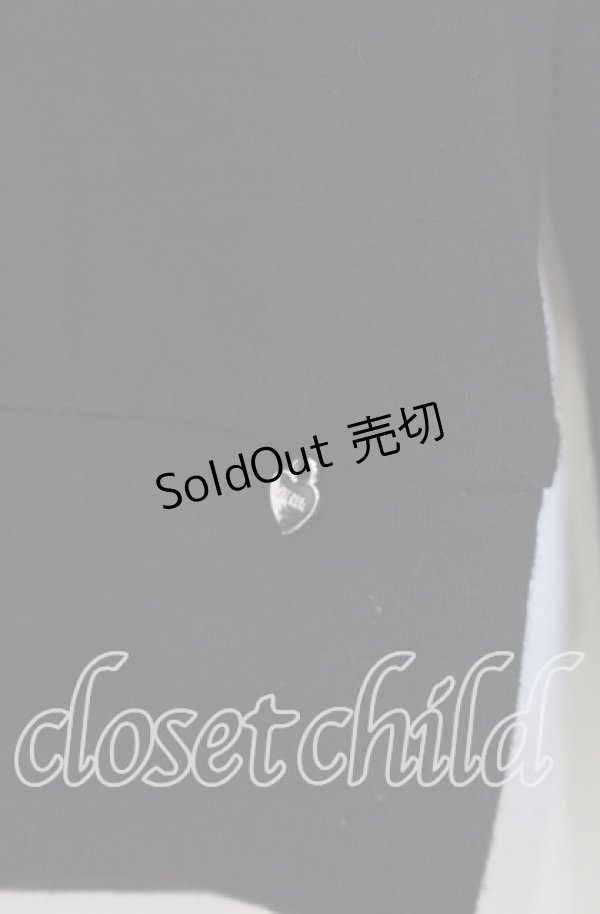 画像2: MILK / スカラップフリルカーディガン  クロ×ラベンダー O-25-12-05-078-ML-TO-IG-OS (2)