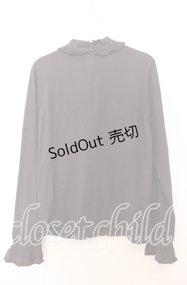 画像3: Leur Getter / ハシゴレースハイネックカットソー  ブラウン O-25-12-05-079-LU-TO-IG-OS (3)