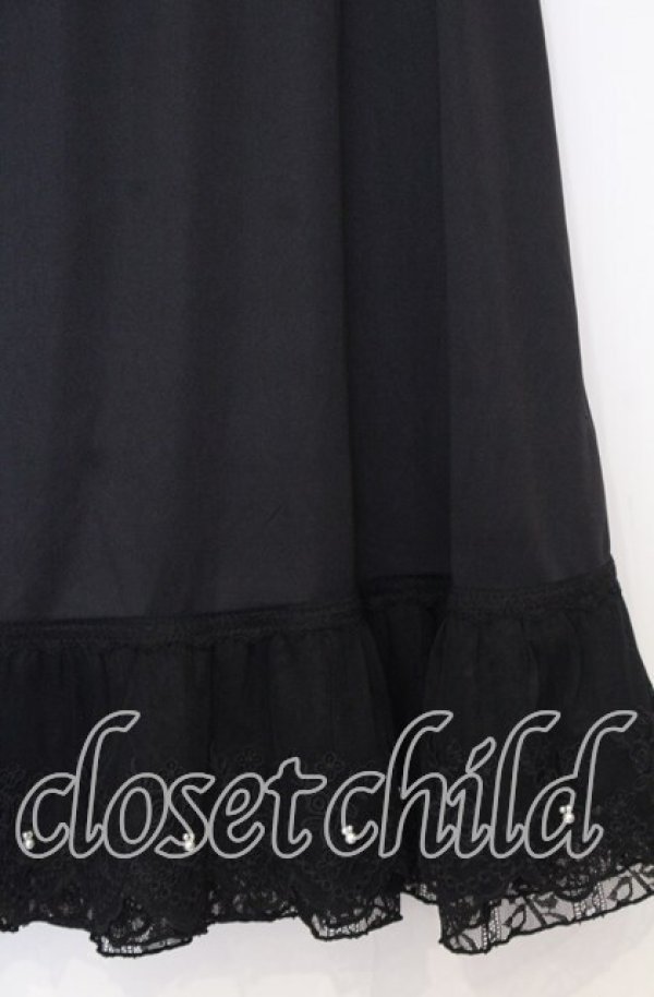 画像2: axes femme / レース重ねペチスカート  クロ O-25-12-05-083-AX-SK-IG-ZT522 (2)