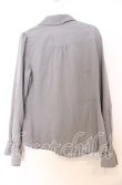 画像3: axes femme / ラッフルフリルブラウス  グレー O-25-12-05-084-AX-BL-IG-OS (3)