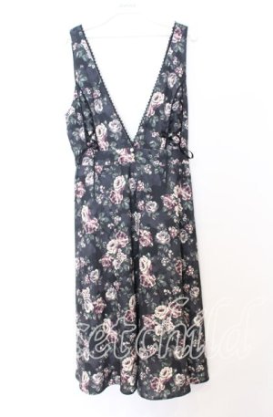 画像: axes femme / 花柄ジャンドレ  クロ O-25-12-05-086-AX-OP-IG-OS