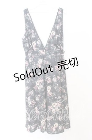 画像: axes femme / 花柄ジャンドレ  クロ O-25-12-05-086-AX-OP-IG-OS