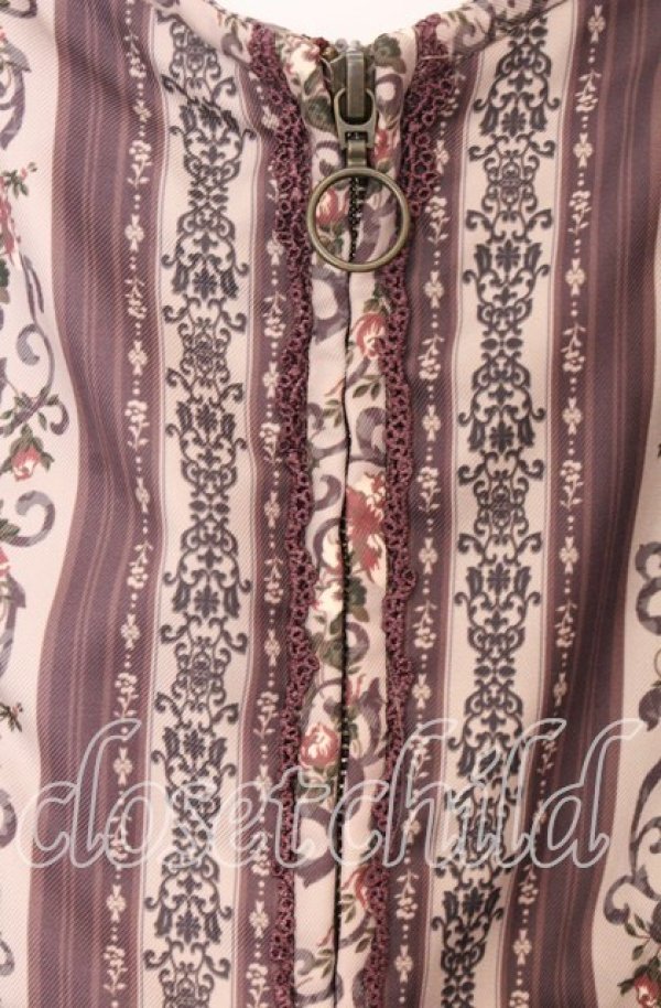 画像2: axes femme / オーナメント縦柄ビスチェ  ベージュ系 O-25-12-05-089-AX-TO-IG-OS (2)