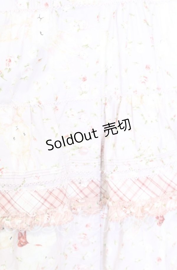 画像3: PINK HOUSE / バラ園うさぎプリントパッチワークワンピース  ピンク O-25-12-05-011-LO-OP-IG-OS (3)