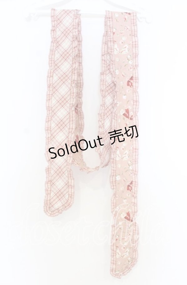 画像7: PINK HOUSE / バラ園うさぎプリントパッチワークワンピース  ピンク O-25-12-05-011-LO-OP-IG-OS (7)