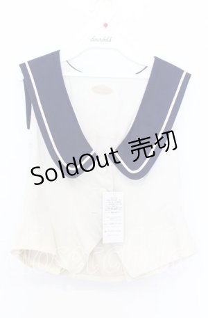 画像: Victorian maiden / ブリティッシュマリンベスト  キナリ×ネイビー O-25-12-05-014-CL-TO-OW-OS