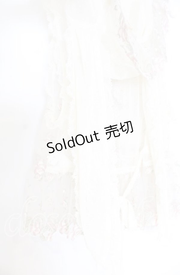 画像5: PINK HOUSE / ローズレース使いフード付きベスト  アイボリー O-25-12-05-019-LO-TO-IG-OS (5)