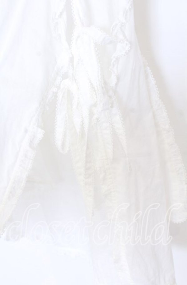 PINK HOUSE / うさぎの耳フード付きローンタブリエ シロ O-25-12-05