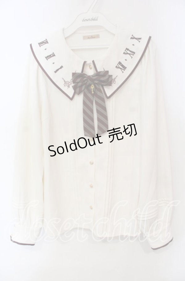 画像1: Amavel / Antique　Clockブラウス F ボルドー O-25-12-06-031-CA-BL-OW-OS (1)