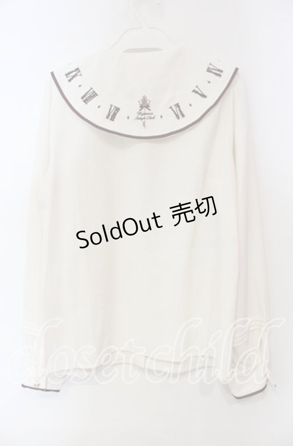 画像3: Amavel / Antique　Clockブラウス F ボルドー O-25-12-06-031-CA-BL-OW-OS (3)