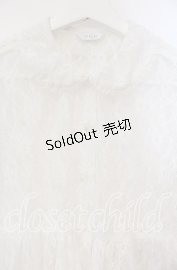 画像2: MILK / Dressガウン  シロ O-25-12-06-038-ML-OP-OW-ZT510 (2)