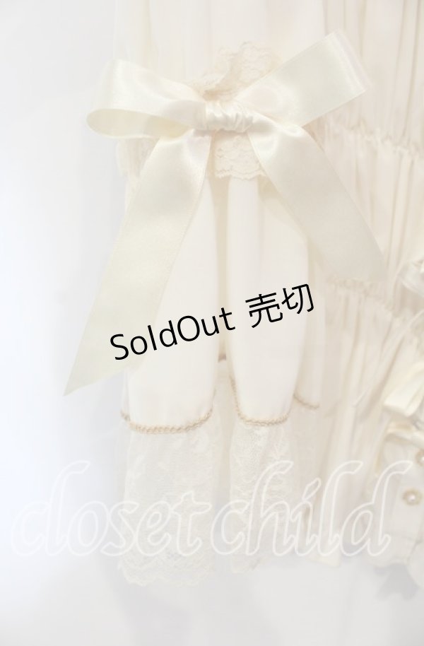 画像3: metamorphose / シャーリングラッパ袖ブラウス（デシン）  アイボリー O-25-12-06-040-ME-BL-OW-OS (3)