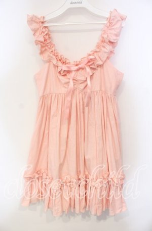 画像: Na+H / ストライプベビードール  ピンク O-25-12-06-043-PU-OP-OW-OS