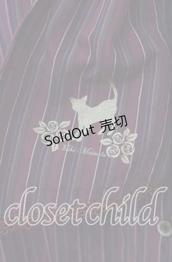 画像2: MIHO MATSUDA / ルーフブラウス Ｍ ワイン O-25-12-06-046-GO-BL-IG-OS (2)