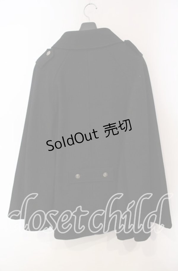 画像3: MIHO MATSUDA / マントコート　ボーヌ  ブラック O-25-12-06-047-GO-CO-IG-OS (3)