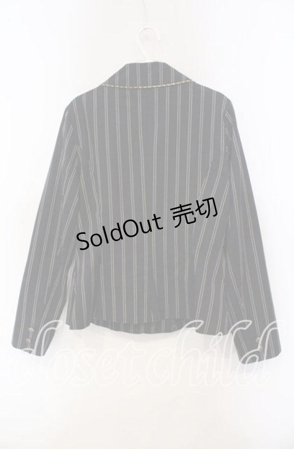 画像3: MIHO MATSUDA / ジャケット ジエン  ネイビー O-25-12-06-048-GO-JA-IG-OS (3)