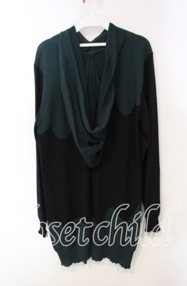 画像3: ALICE and the PIRATES / Tricky Nightmare Factoryニットワンピース  グリーン×クロ O-25-12-06-050-PA-OP-IG-OS (3)