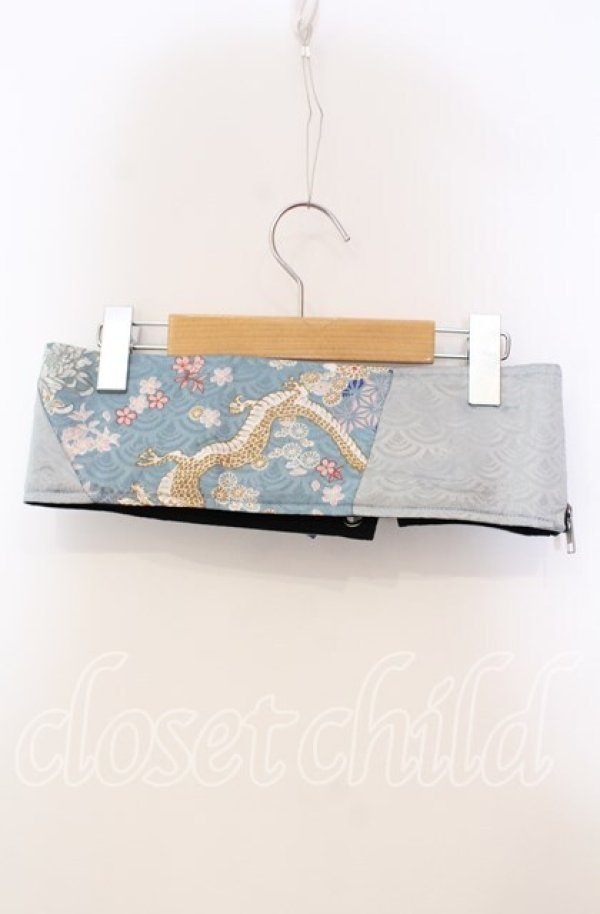 画像3: kikou / gouk×己龍コラボ 帯  サックス×グレー O-25-12-06-051-GO-TO-IG-OS (3)