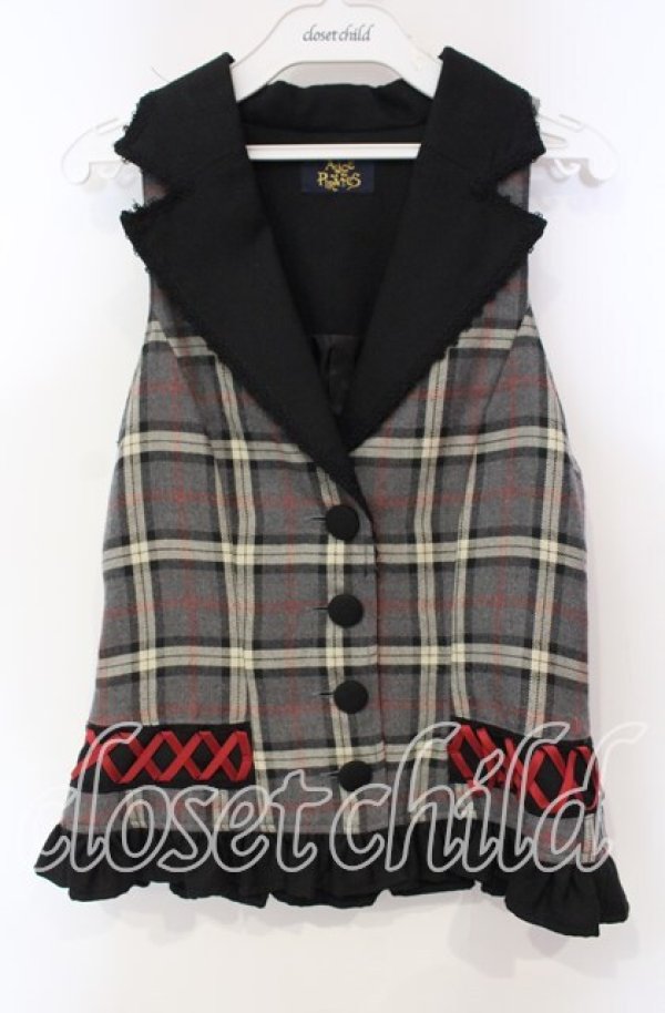 画像1: ALICE and the PIRATES / ギュスターヴベスト  グレー O-25-12-06-054-PA-TO-IG-OS (1)