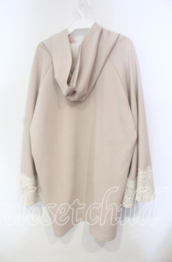 画像2: axes femme / 花粉ガード付きジップポンチョ  アイボリー O-25-12-06-059-AX-TO-IG-OS (2)