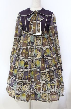 画像: metamorphose / fortune tarot シャツワンピース  アメジスト O-25-12-06-006-ME-OP-IG-OS