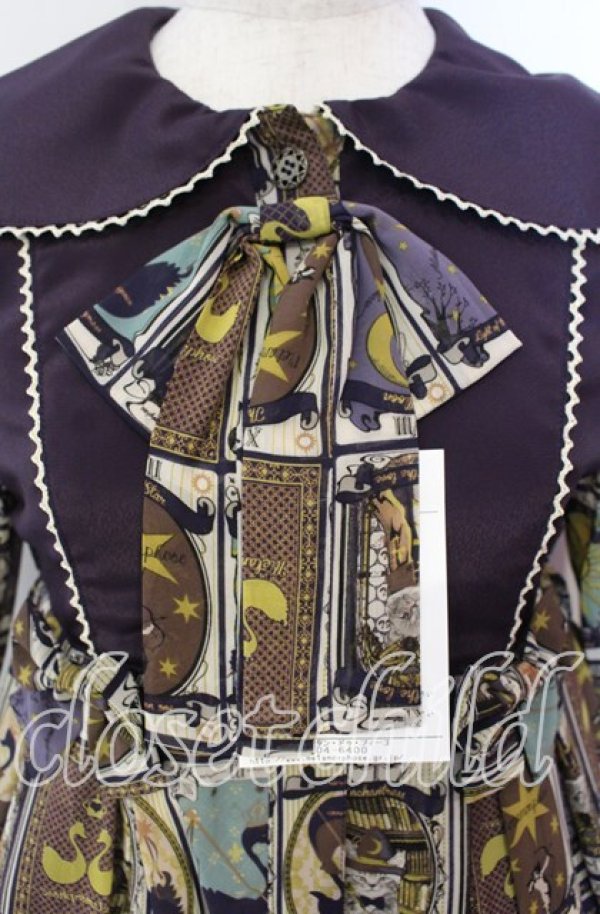 画像2: metamorphose / fortune tarot シャツワンピース  アメジスト O-25-12-06-006-ME-OP-IG-OS (2)