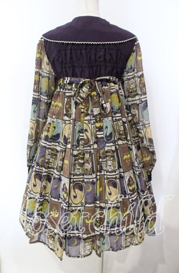 画像5: metamorphose / fortune tarot シャツワンピース  アメジスト O-25-12-06-006-ME-OP-IG-OS (5)