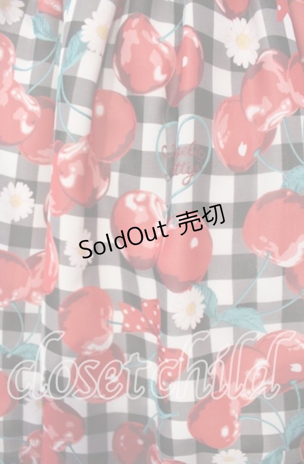 画像3: Angelic Pretty / Fresh Cherryワンピース  クロ O-25-12-06-007-AP-OP-OW-OS (3)