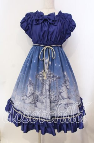 画像: Enchantlic Enchantilly / Phantom Night Babydoll 夜空のワンピース  ネイビー O-25-12-06-002-LO-OP-IG-OS