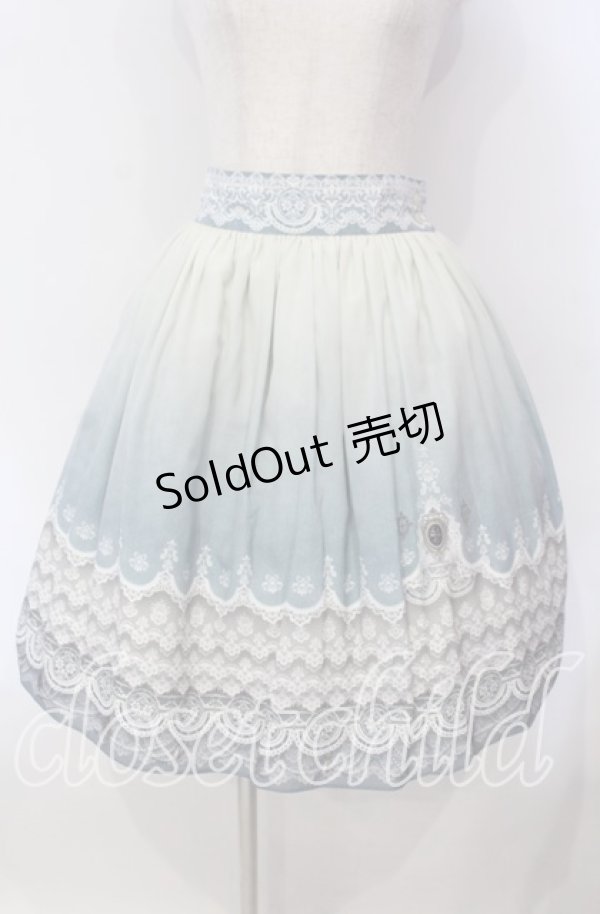 画像1: abilletage / グラデーションレーススカート  ブルー系 O-25-12-06-014-GO-SK-IG-OS (1)