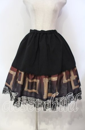 画像: MIHO MATSUDA / 2017年福袋スカート  ブラック×ワイン O-25-12-06-017-GO-SK-IG-OS