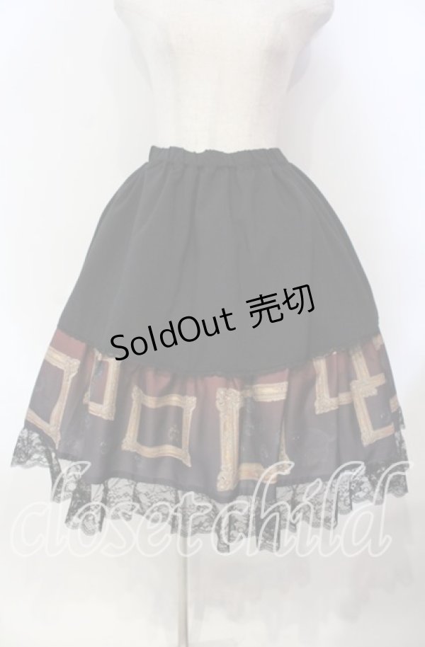 画像1: MIHO MATSUDA / 2017年福袋スカート  ブラック×ワイン O-25-12-06-017-GO-SK-IG-OS (1)