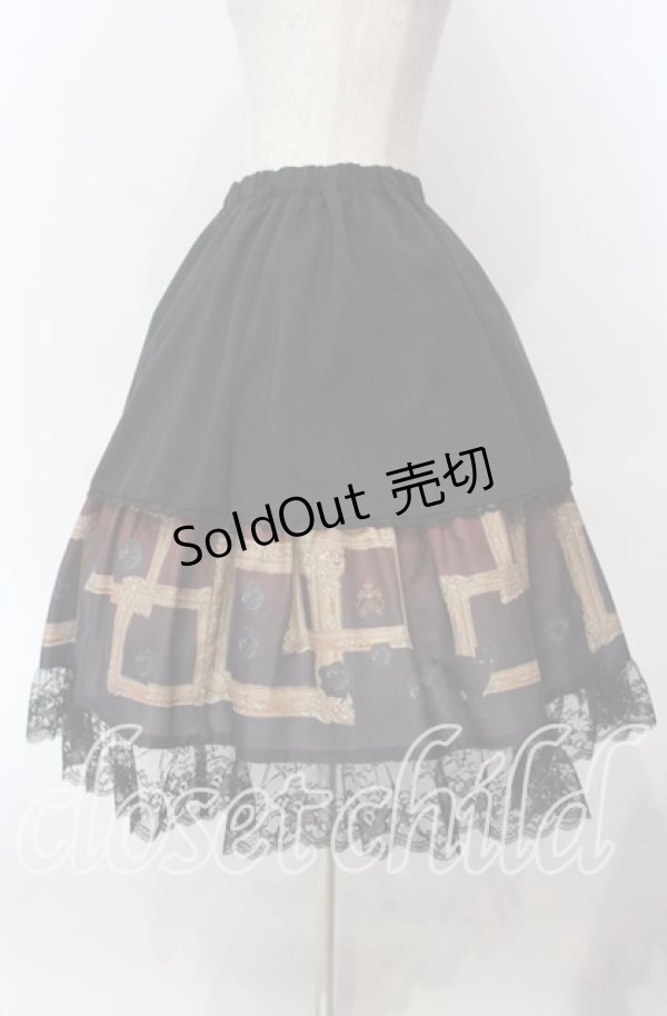 画像3: MIHO MATSUDA / 2017年福袋スカート  ブラック×ワイン O-25-12-06-017-GO-SK-IG-OS (3)