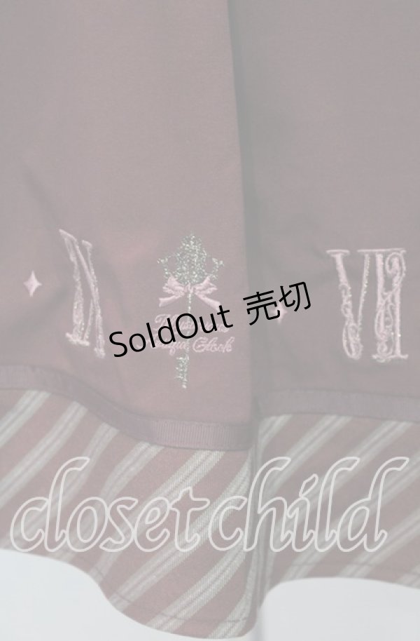 画像2: Amavel / Antique Clockスカート F ワイン O-25-12-06-020-CA-SK-OW-OS (2)