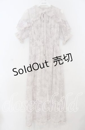 画像: Rojita / 花柄ロングワンピース  ピンク O-25-12-07-056-LO-OP-OW-OS