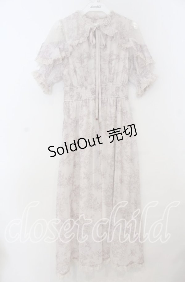 画像1: Rojita / 花柄ロングワンピース  ピンク O-25-12-07-056-LO-OP-OW-OS (1)