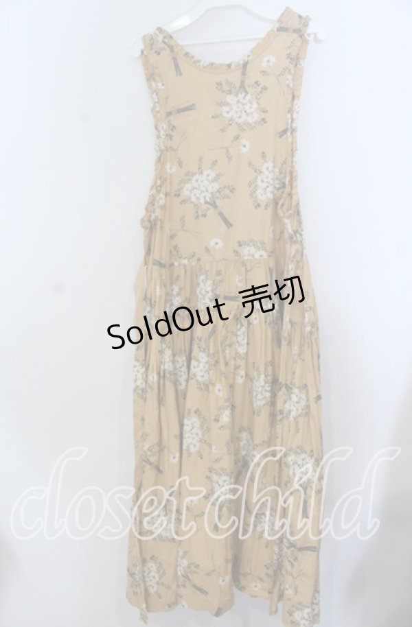 画像2: PINK HOUSE / ブーケ柄ジャンパースカート  オレンジ O-25-12-07-006-LO-OP-IG-OS (2)