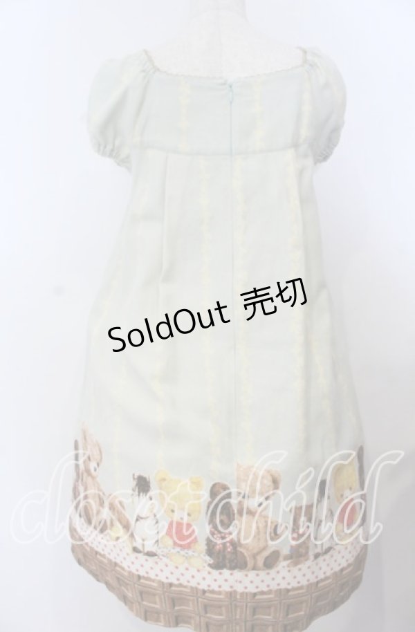 画像3: Emily Temple cute / チョコ＆ぬいぐるみワンピース  サックス O-25-12-07-063-ET-OP-IG-OS (3)