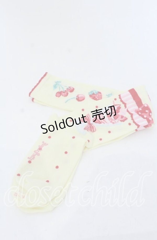 画像1: Angelic Pretty / Strawberry Parlourオーバーニー  イエロー O-25-12-07-067-AP-ZA-OW-OS (1)