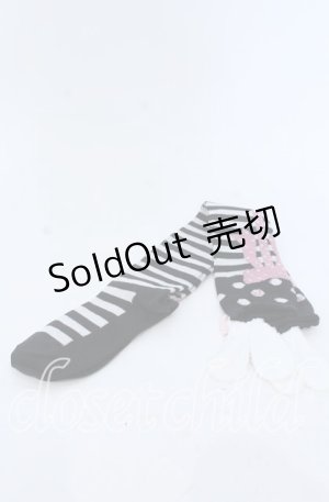 画像: Angelic Pretty / Fancy Paper Dollsオーバーニー  クロ O-25-12-07-068-AP-ZA-OW-OS