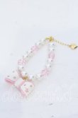 画像1: Angelic Pretty / ドリームリボンブレスレット  シロ×ピンク O-25-12-07-072-AP-AC-OW-OS (1)