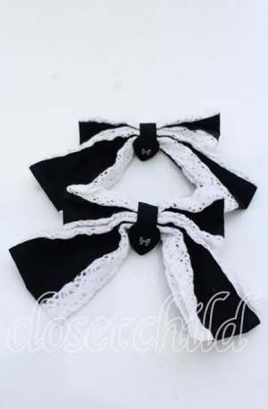 画像: Eri Aino's collaboration / AE*2Pリボンクリップ  クロ O-25-12-07-080-LO-AC-OW-OS