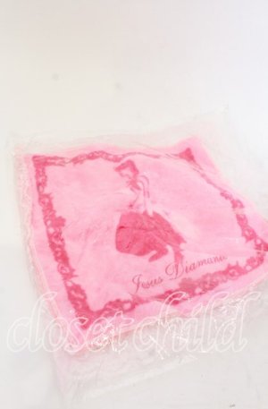 画像: JESUS DIAMANTE / セレブリティハンカチ  ピンク O-25-12-07-083-JE-ZA-IG-OS