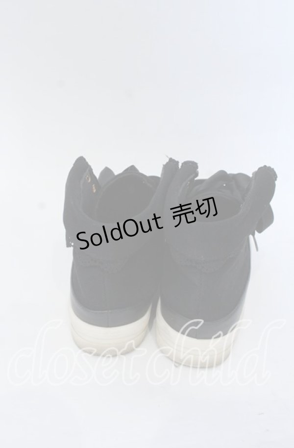 画像6: axes femme / 折り返しレーススニーカー Ｌ クロ O-25-12-07-086-AX-SH-IG-OS (6)