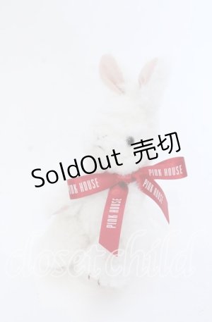 画像: PINK HOUSE / うさぎぬいぐるみコサージュ  バニラ O-25-12-07-090-LO-AC-OW-OS