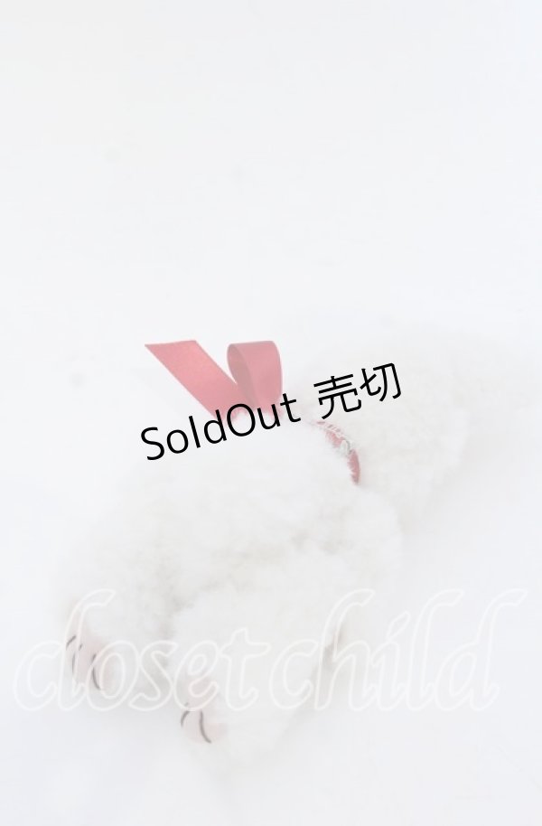 画像2: PINK HOUSE / うさぎぬいぐるみコサージュ  バニラ O-25-12-07-090-LO-AC-OW-OS (2)