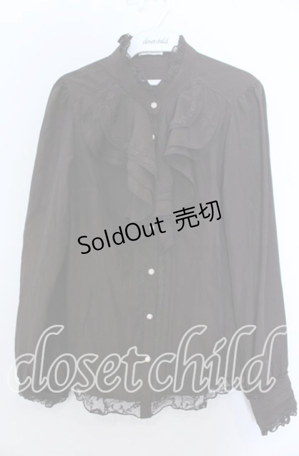 画像1: axes femme / ボリュームフリルスタンドBL Ｍ ブラウン O-25-12-07-022-AX-BL-IG-OS (1)