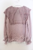 画像2: axes femme POETIQUE / レースセーラー襟ブラウス Ｍ ピンク O-25-12-07-023-AX-BL-IG-OS (2)