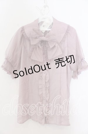 画像: axes femme Kawaii / ロマンティックフリルブラウス Ｍ ピンク O-25-12-07-031-AX-BL-IG-ZT518