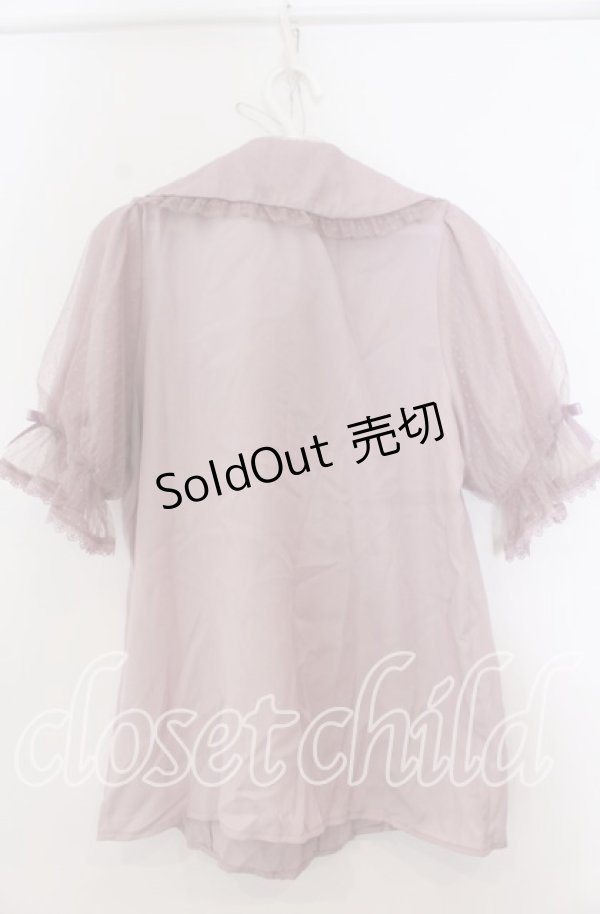 画像2: axes femme Kawaii / ロマンティックフリルブラウス Ｍ ピンク O-25-12-07-031-AX-BL-IG-ZT518 (2)